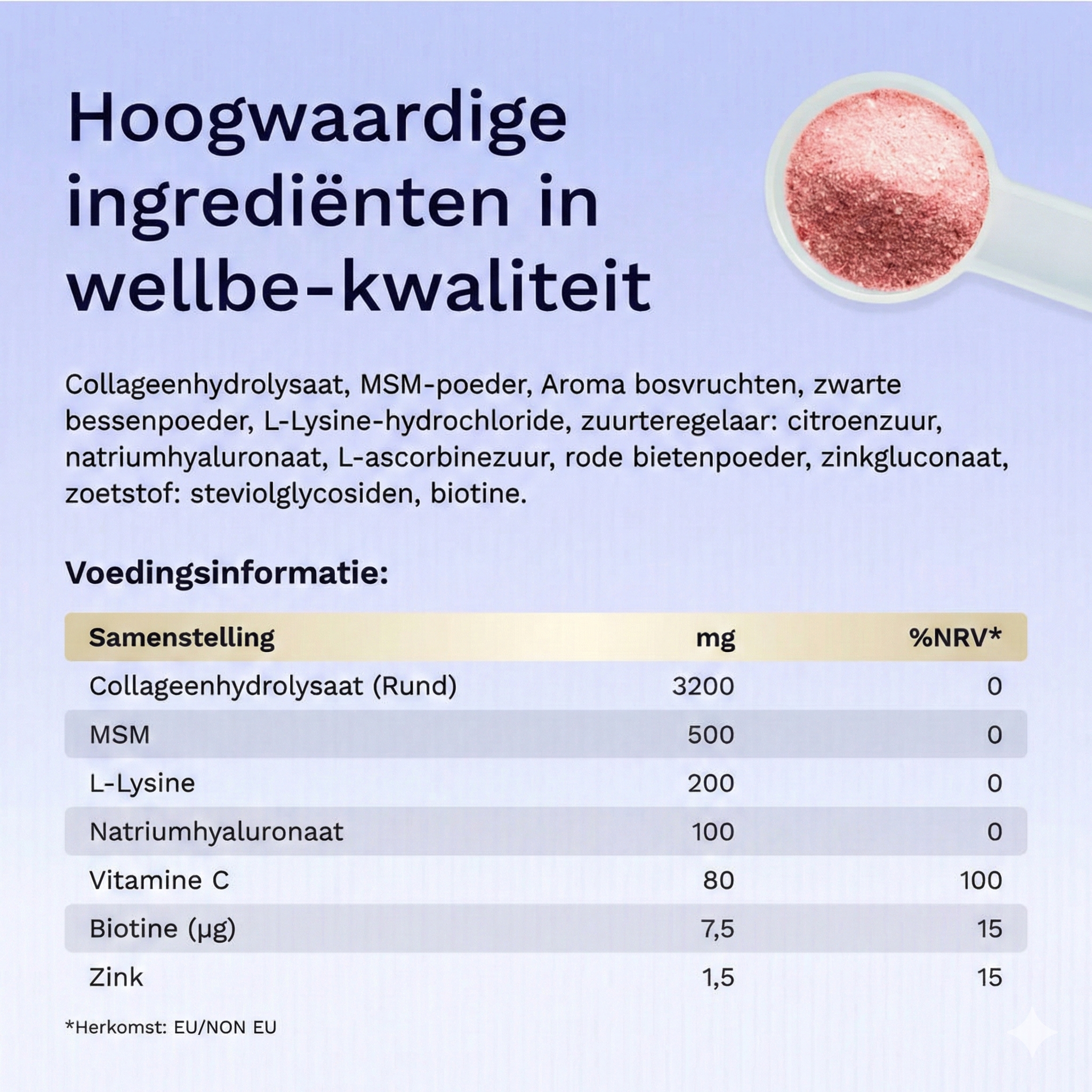Collageen met Rejuva Complex®-formule